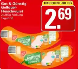 WEZ Gut & Günstig Geflügel Fleischwurst Angebot