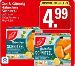WEZ Gut & Günstig Hähnchen Schnitzel Angebot