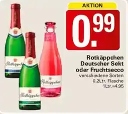 WEZ Rotkäppchen Deutscher Sekt oder Fruchtsecco Angebot