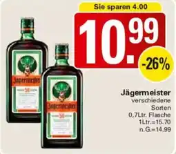 WEZ Jägermeister Angebot