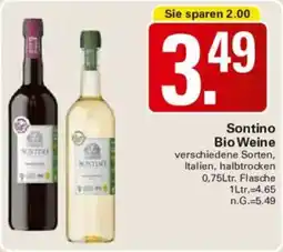 WEZ Sontino Bio Weine Angebot