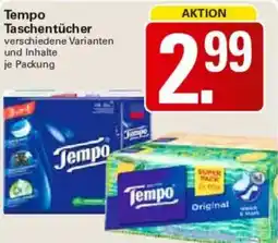 WEZ Tempo Taschentücher Angebot