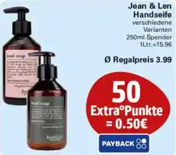 WEZ Jean & Len Handseife Angebot