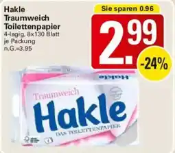 WEZ Hakle Traumweich Toilettenpapier Angebot