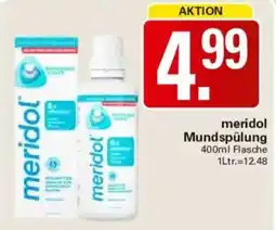 WEZ meridol Mundspülung Angebot