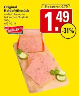 WEZ Original Heidefrühstück Angebot