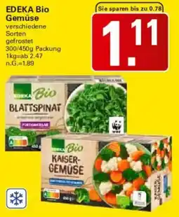 WEZ EDEKA Bio Gemüse Angebot