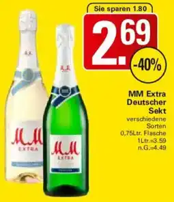 WEZ MM Extra Deutscher Sekt Angebot