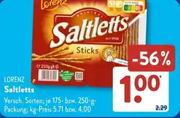 Aldi Süd LORENZ Saltletts Angebot