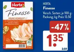 Aldi Süd Herta Finesse Angebot
