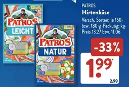 Aldi Süd PATROS Hirtenkäse Angebot