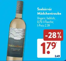 Aldi Süd Szekérvár Mädchentraube Angebot