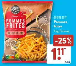 Aldi Süd SPEISE ZEIT Pommes frites Angebot