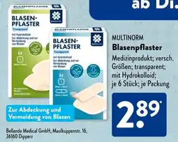 Aldi Süd MULTINORM Blasenpflaster Angebot