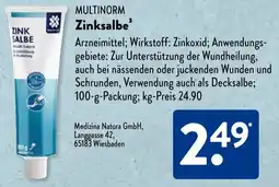 Aldi Süd MULTINORM Zinksalbe Angebot