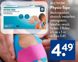 Aldi Süd MULTINORM Physio-Tape Angebot