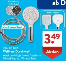 Aldi Süd HOME CREATION Wellness-Duschkopf Angebot