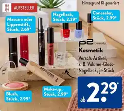 Aldi Süd p2 beauty Kosmetik Angebot