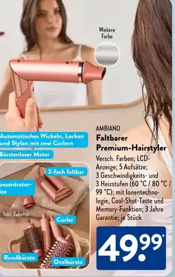 Aldi Süd AMBIANO Faltbarer Premium-Hairstyler Angebot