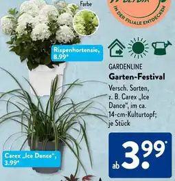 Aldi Süd GARDENLINE Garten-Festival Angebot