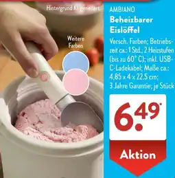 Aldi Süd AMBIANO Beheizbarer Eislöffel Angebot