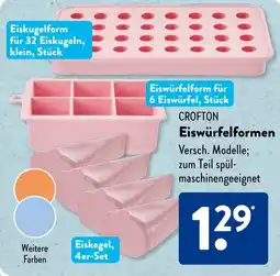 Aldi Süd CROFTON Eiswürfelformen Angebot