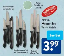 Aldi Süd CROFTON Messer-Set Angebot