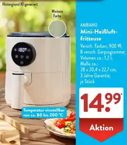Aldi Süd AMBIANO Mini-Heißluftfritteuse Angebot