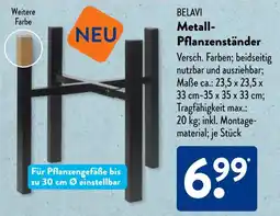 Aldi Süd BELAVI Metall Pflanzenständer Angebot