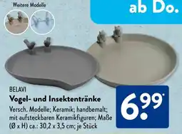 Aldi Süd BELAVI Vogel- und Insektentränke Angebot