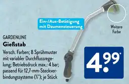 Aldi Süd GARDENLINE Gießstab Angebot