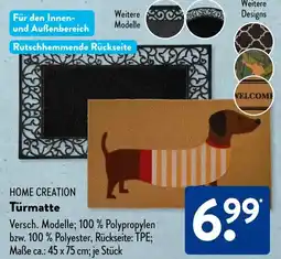 Aldi Süd HOME CREATION Türmatte Angebot