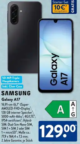 Aldi Süd SAMSUNG Galaxy A17 Angebot