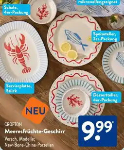 Aldi Süd CROFTON Meeresfrüchte-Geschirr Angebot