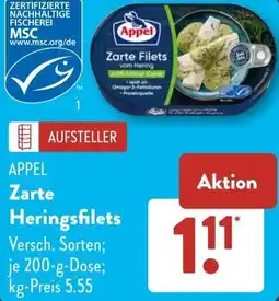 Aldi Süd Appel Zarte Heringsfilets Angebot