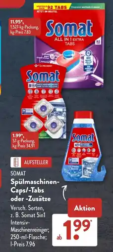 Aldi Süd SOMAT Spülmaschinen- Caps/-Tabs oder -Zusätze Angebot