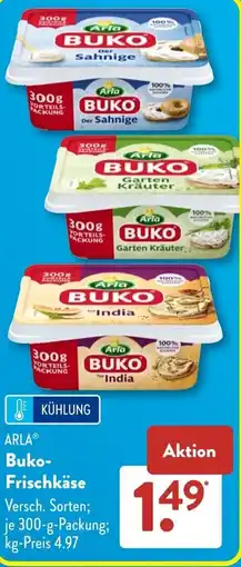 Aldi Süd ARLA Buko Frischkäse Angebot