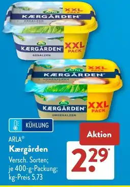 Aldi Süd Arla kærgården Angebot