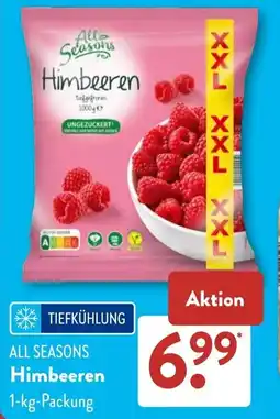 Aldi Süd ALL SEASONS Himbeeren Angebot