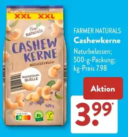 Aldi Süd FARMER NATURALS Cashewkerne Angebot