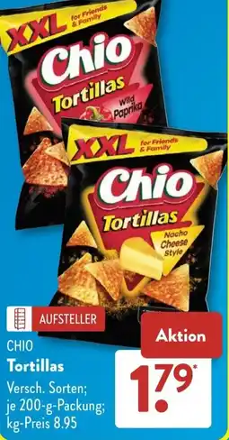 Aldi Süd CHIO Tortillas Angebot