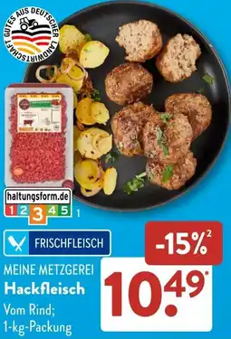 Aldi Süd MEINE METZGEREI Hackfleisch Angebot