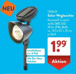 Aldi Süd CASALUX Solar-Wegleuchte Angebot