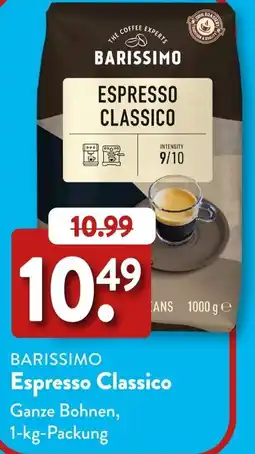 Aldi Süd BARISSIMO Espresso Classico Angebot