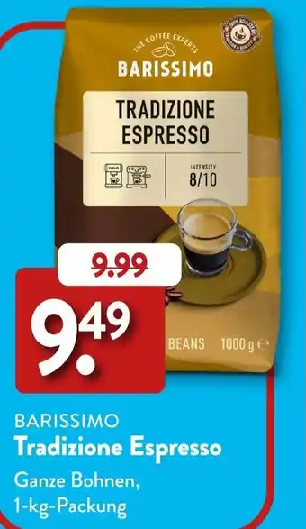 Aldi Süd Barissimo tradizione espresso Angebot