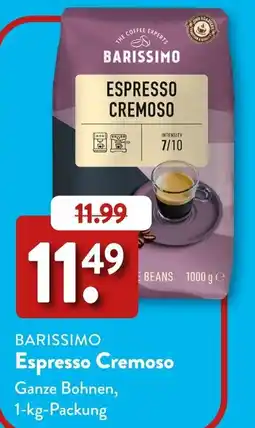 Aldi Süd BARISSIMO Espresso Cremoso Angebot