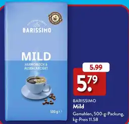 Aldi Süd Barissimo mild Angebot