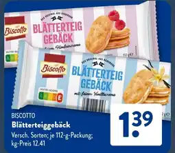 Aldi Süd BISCOTTO Blätterteiggebäck Angebot