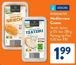 Aldi Süd WONNEMEYER Mediterrane Creme Angebot