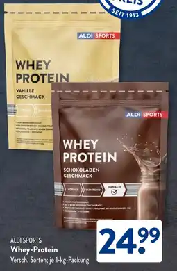Aldi Süd Aldi sports whey protein Angebot